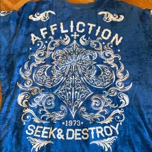 Blue Affliction T-shirt